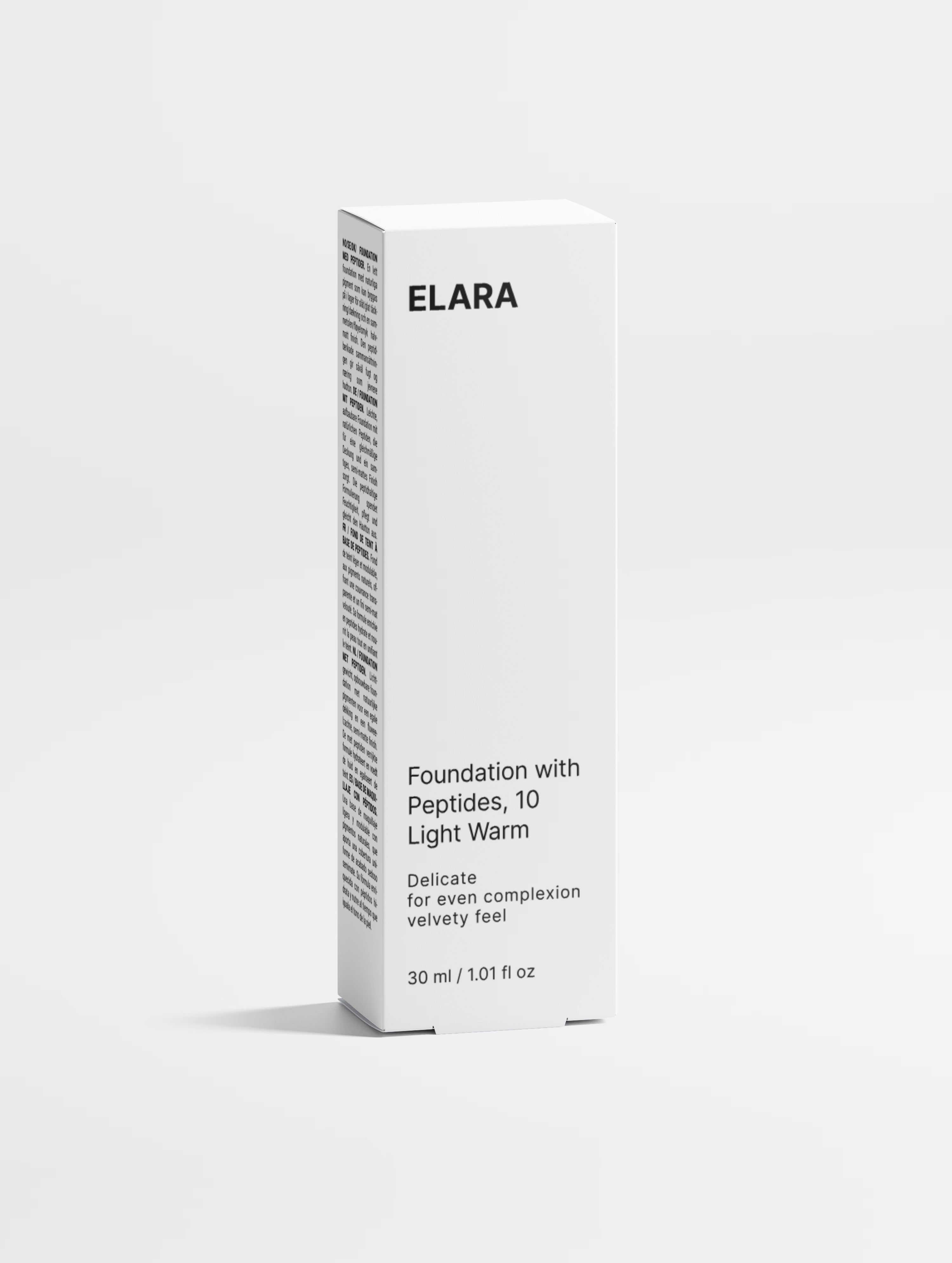 Foundation with Peptides, 10 Light Warm