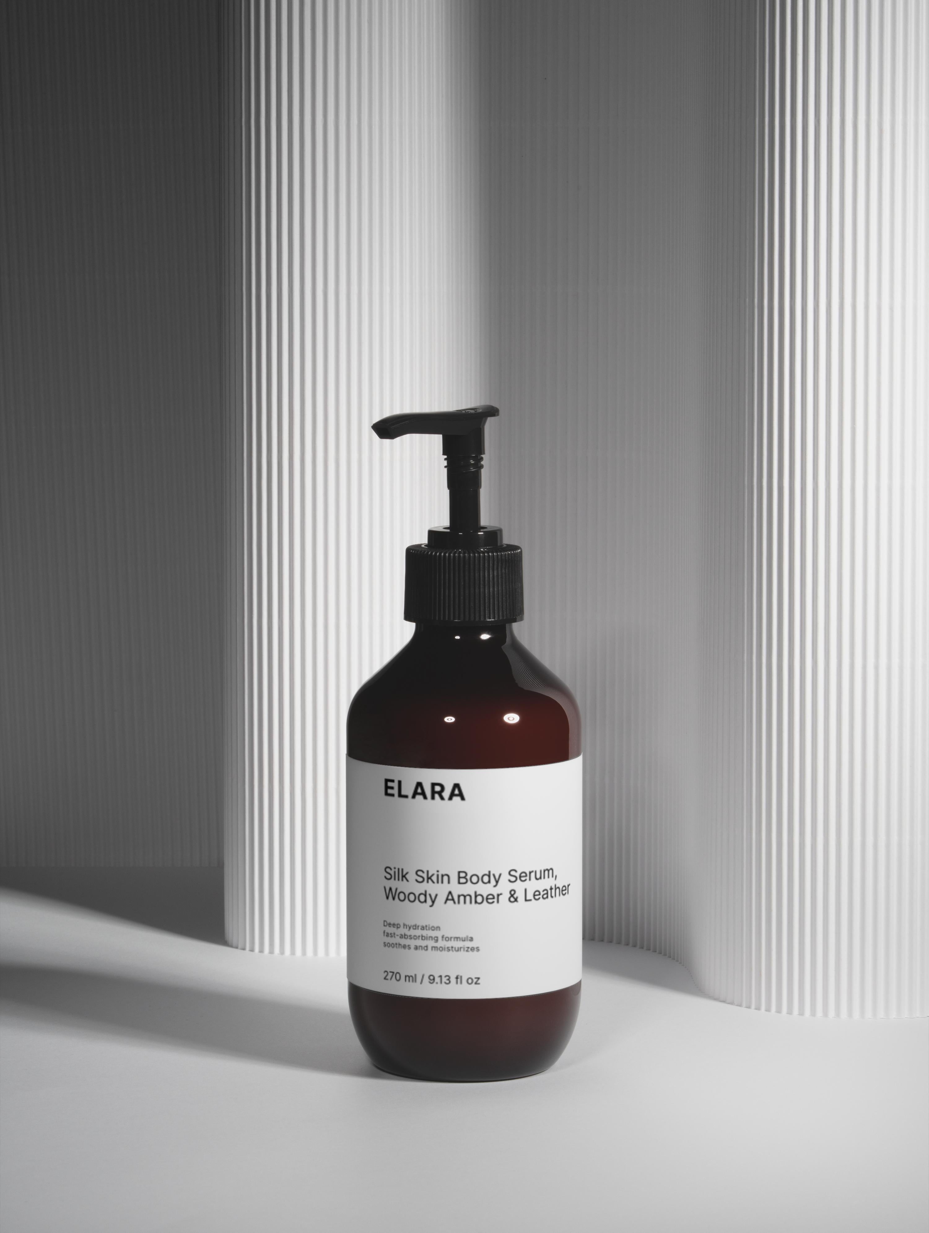 Silk Skin Body Serum, Woody Amber & Leather